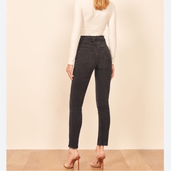 REFORMATION JEANS Kayo High & Skinny - Erie wash Size 26 - Picture 2 of 13
